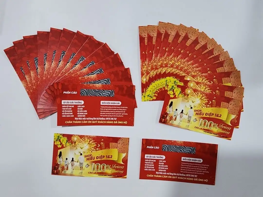 Cung cấp dịch vụ in thẻ cào giá tốt ở khu vực Xa Mát.