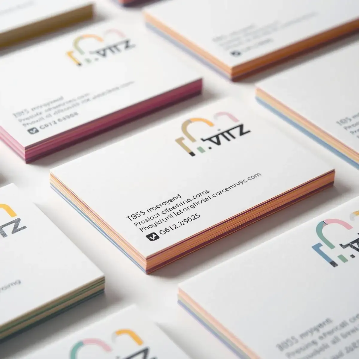 in name card in ấn