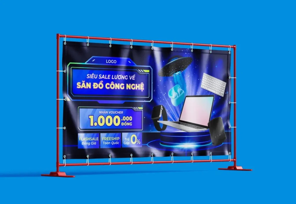 Băng rôn Hiflex tiếp thị
