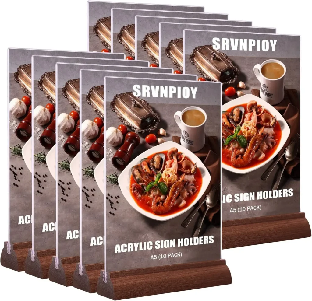 Menu để bàn
