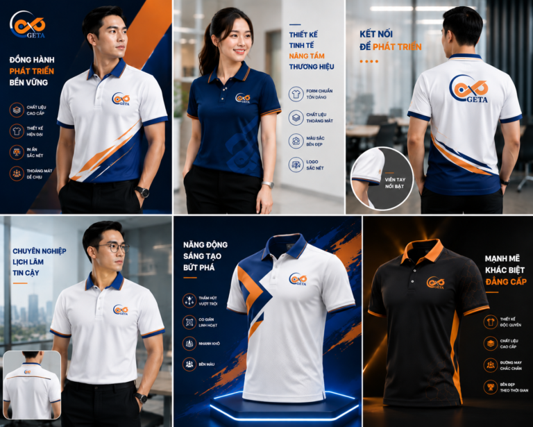 áo đồng phục doanh nghiệp GETA