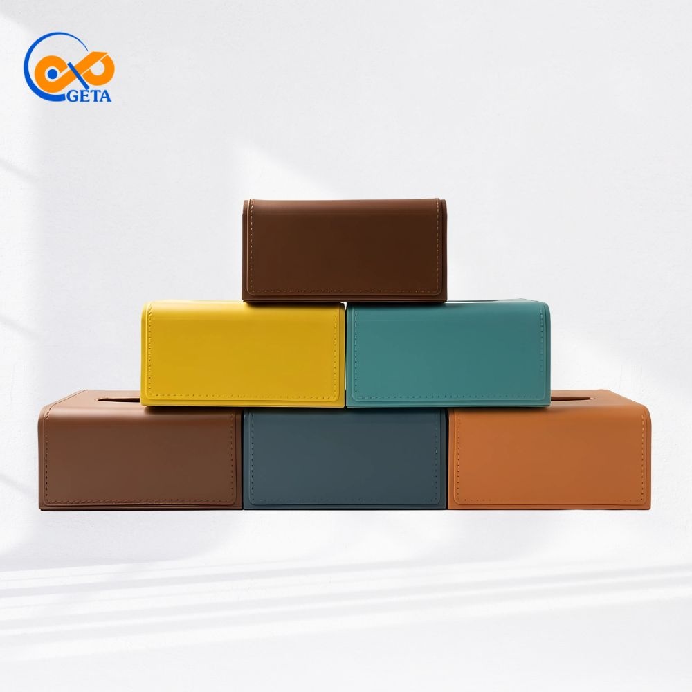 Hộp đựng khăn giấy cao cấp tại Tây Ninh mang vẻ đẹp sang trọng.