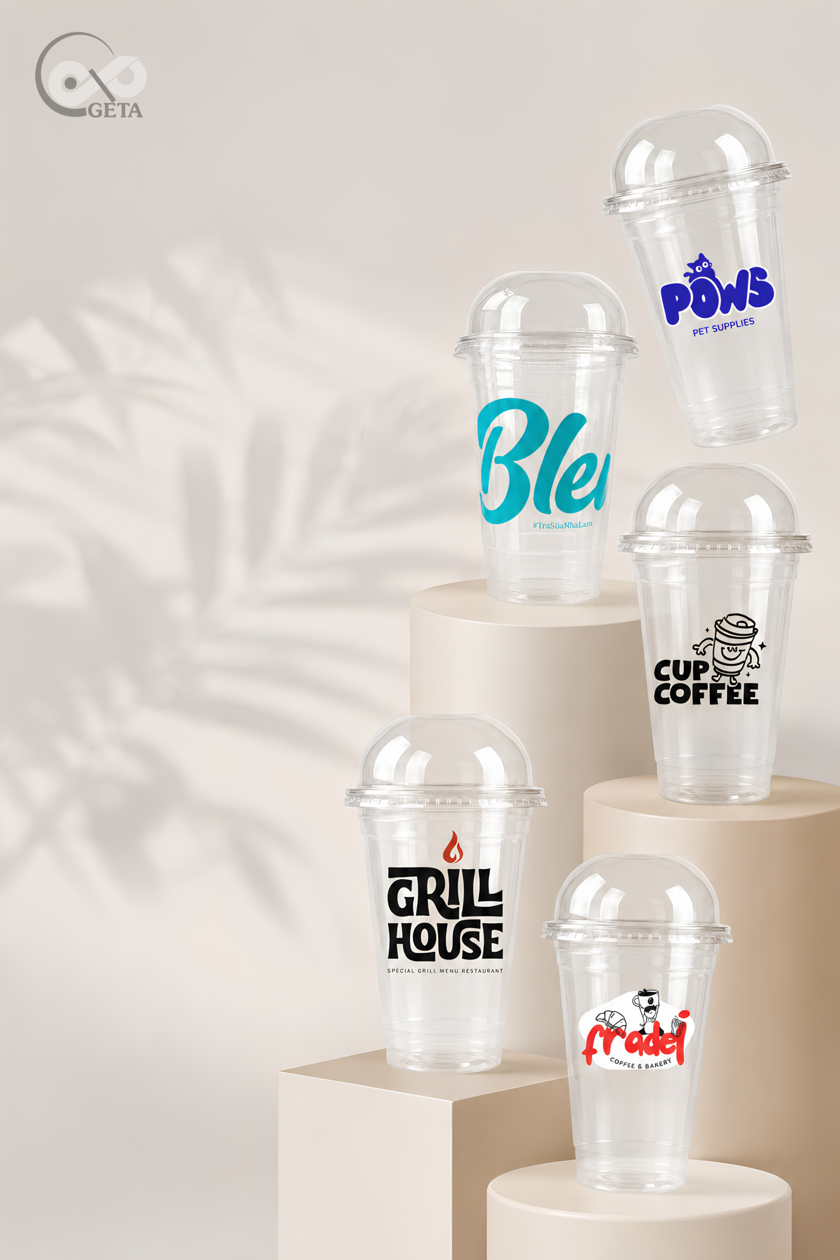 báo giá in ly nhựa Tây Ninh GETA